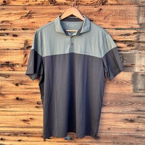 TRAVIS MATHEW | Gray Black Polo Shirt XL